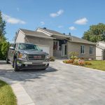 Entrée en pavé-uni à Vaudreuil